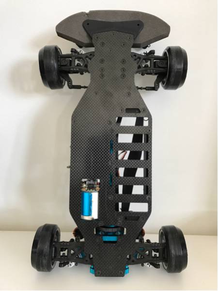 中古】タミヤ TBエボリューション4 TRFダンパー カーボンシャーシ