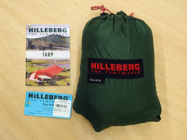 HILLEBERG ヒルバーグ タープ Tarp 10 XP エーアンドエフ 品番12770029