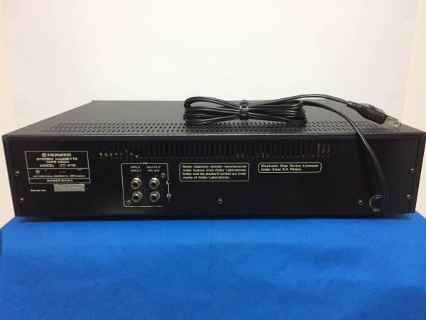 PIONEERパイオニア CT-415 2ヘッドカセットデッキ(改)動作品現状渡し