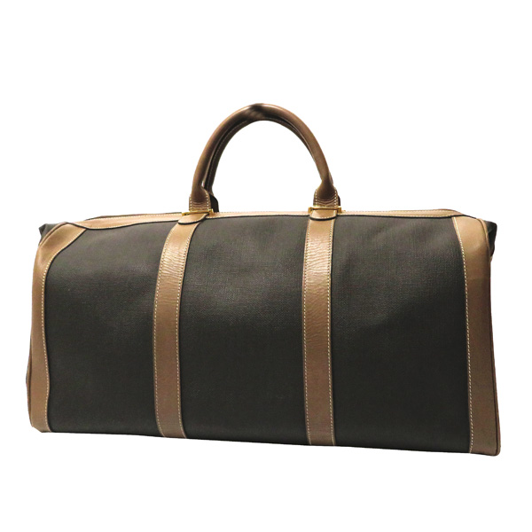 通販値段 【1円～】dunhill(ダンヒル)レザー×PVC ボストンバッグ