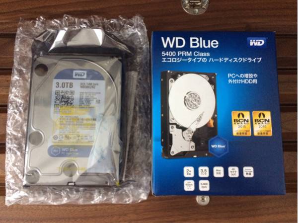 新品 WD BLUE WD30EZRZ 3.0T 即決 送料込み