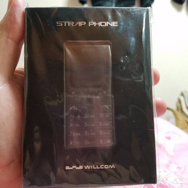 ウィルコム ワイモバイル ストラップフォン2 WX06A ブラック 新古品