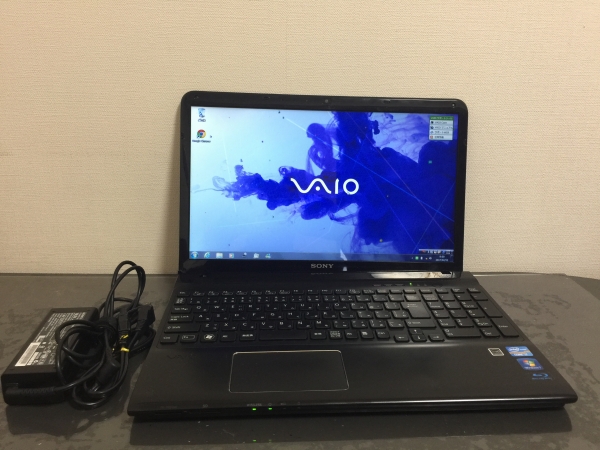 ジャンク SONY VAIO svE15119FJB(ブラック) ノートPC