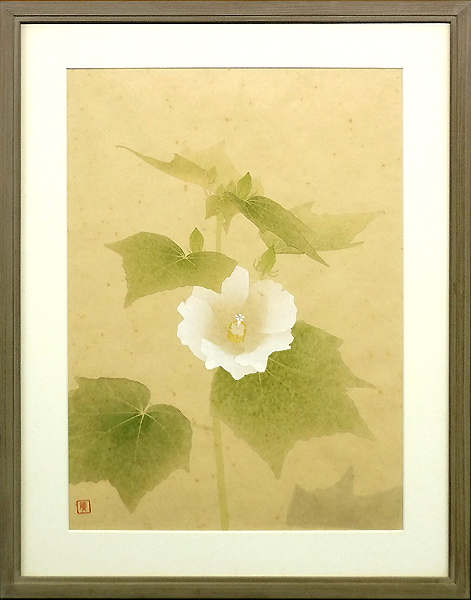 Glc 岩崎宏 芙蓉 日本画10号 無所属 テンペラ画家から日本画家への転身 花鳥 鳥獣 売買されたオークション情報 Yahooの商品情報をアーカイブ公開 オークファン Aucfan Com