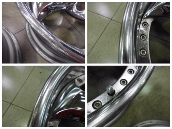 深リム☆WORK VS KF 17インチ☆8J 4本セット☆インセット+30/+22