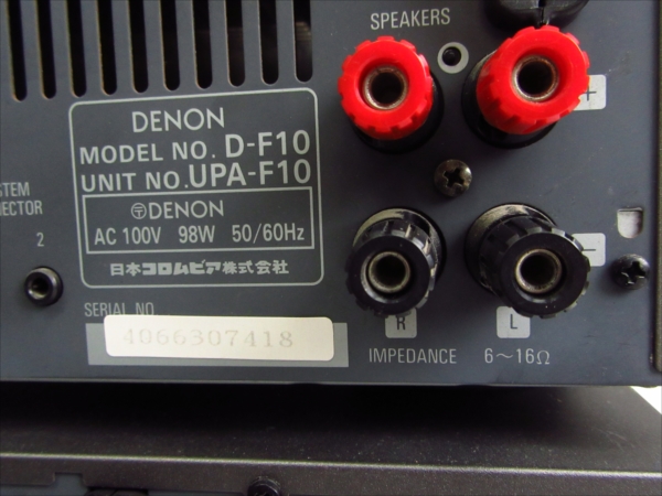 ◇DENONデノン DF-10ミニコンポ アンプUPA-F10 CDデッキ UCD-F10