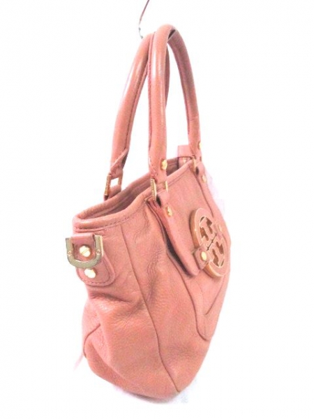 トリーバーチ ハンドバッグ ピンクベージュ レザー TORY BURCH 
