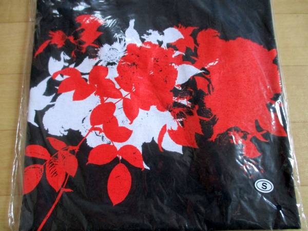 未開封 椿屋四重奏 ♪ Tシャツ S 黒 ⑦ バラ柄 ♪ 新品 グッズ 中田 
