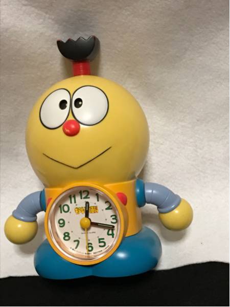 美品　コロ助　目覚まし時計　置き時計　おしゃべり　レトロ　キテレツ大百科 ☆キテレツ大百科 コロ助 おしゃべり 目覚まし時計 藤子不二雄 可愛い