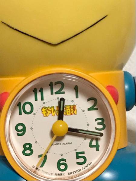 美品　コロ助　目覚まし時計　置き時計　おしゃべり　レトロ　キテレツ大百科 ☆キテレツ大百科 コロ助 おしゃべり 目覚まし時計 藤子不二雄 可愛い