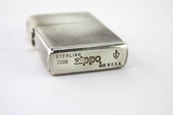 □ZIPPOスターリングシルバー アーマータイプ 2006年製(Zippo)｜売買 