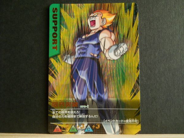 ドラゴンボール データカードダス 限界突破 079 爆レア １枚 ドラゴンボールカードダス 売買されたオークション情報 Yahooの商品情報をアーカイブ公開 オークファン Aucfan Com