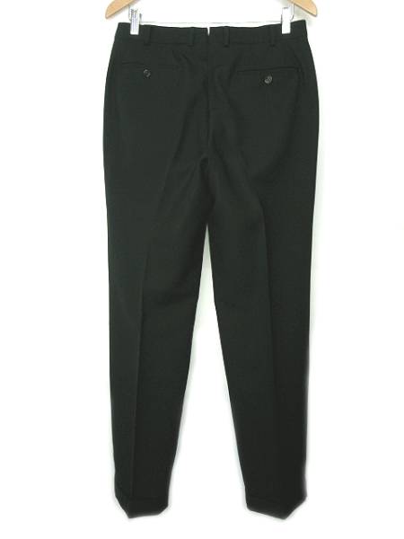 購入ショップ アルマーニコレツォーニ リネン パンツ ブラック L 50 