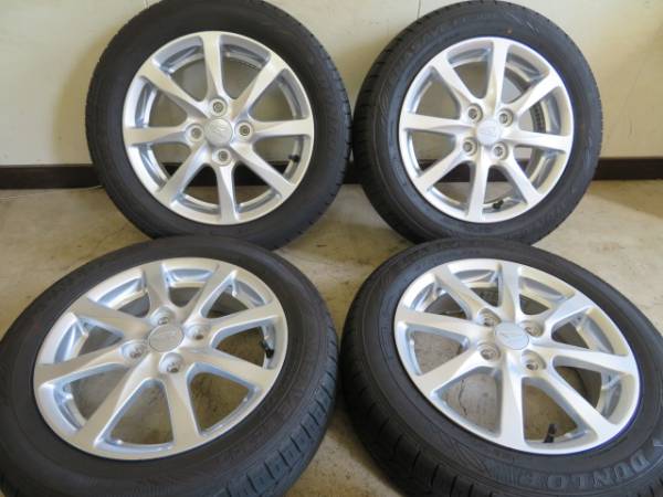 バリ山 21年製】155/65R14 アルミ4本セット 155⁄65R14 夏タイヤ
