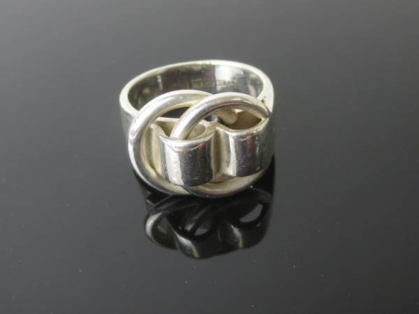 エルメス 指輪 リング シルバー SV925 ドゥザーノ 51 10.5号