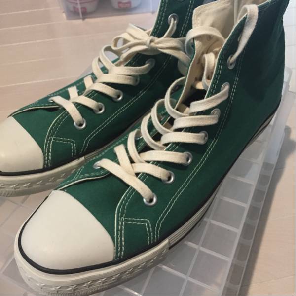 コンバース コーチ アスレチック グリーン US11.5 30cm 美品
