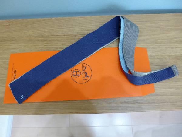 ◇未使用◇HERMES エルメス リバーシブル シルクニットネクタイ☆男女