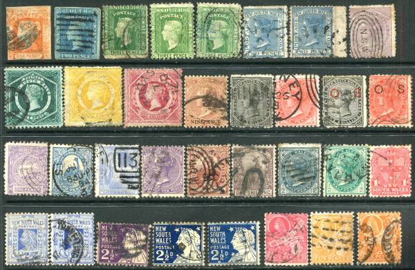 古い 英領 ニューサウスウエールズ ビクトリア 19世紀 1852年頃～ 68枚 英領 オセアニア地域