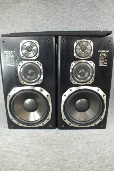 ONKYO☆オンキョー D-77X 3wayスピーカー ペア 音出しOK 売切り