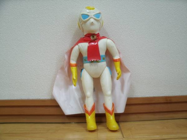 わかなそ　旧バンダイ　月光仮面　面取れ　美品 月光仮面 ソフビ 旧バンダイ 面取れ 当時物 - ファミリア 昭和レトロ