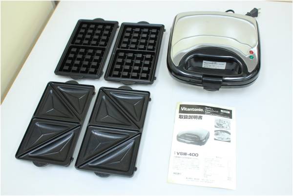 ビタントニオ Vitantonio ワッフル&ホットサンドベーカー VSW-400 ワッフルメーカー