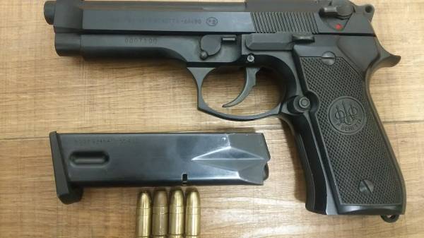 SPG エスピージー BERETTA ベレッタ モデルガン U.S. 9㎜ M9-P.BERETTA-65490 中古