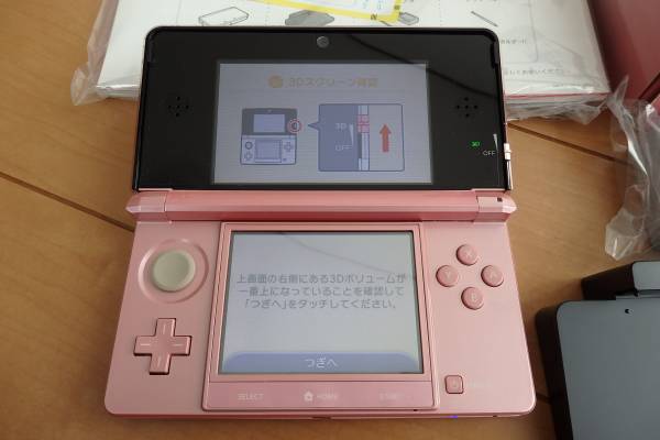 任天堂 3DS本体 ミスティピンク ジャンク おまけソフト7本付 SDカード