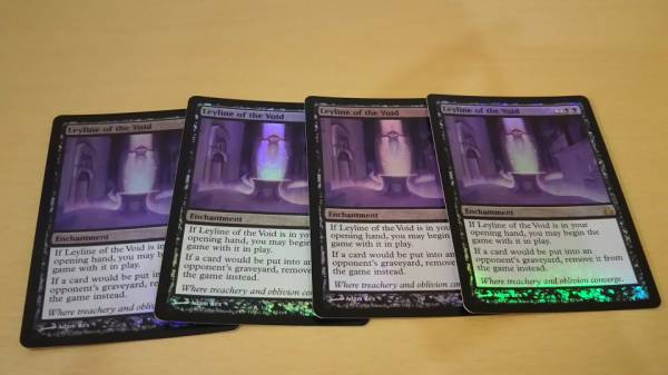 MTG 虚空の力線 英語foil4枚セット 虚空の力線 MTG 英語版