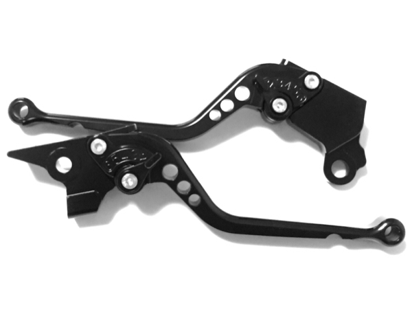 ☆MOTO GUZZI/V7用アジャスター付ブレーキレバー&クラッチレバーセット/black/V9にも装着可能との事です☆