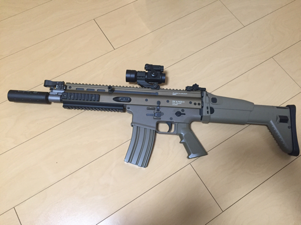 東京マルイ製次世代電動ガンSCAR-L(中古品)+おまけ 東京マルイ製次世代