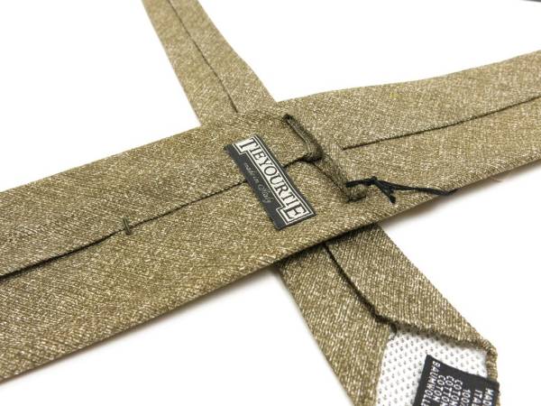 新品 タイ ユア タイ TIE YOUR TIE スフォデラータ ソリッド コットンネクタイ ブラウン H7055