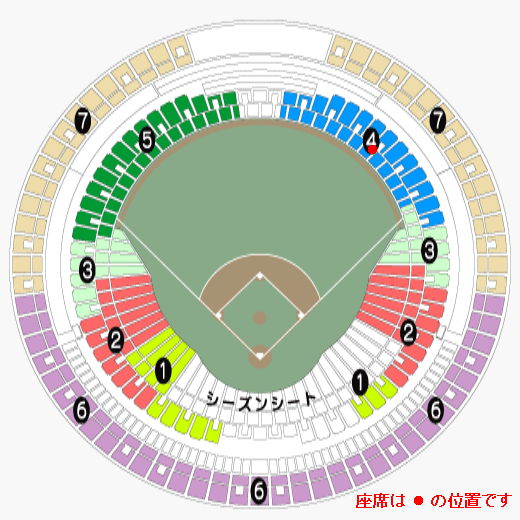 送料込★5/7(日)★中日×巨人★D外野応援★24通路34列ペア