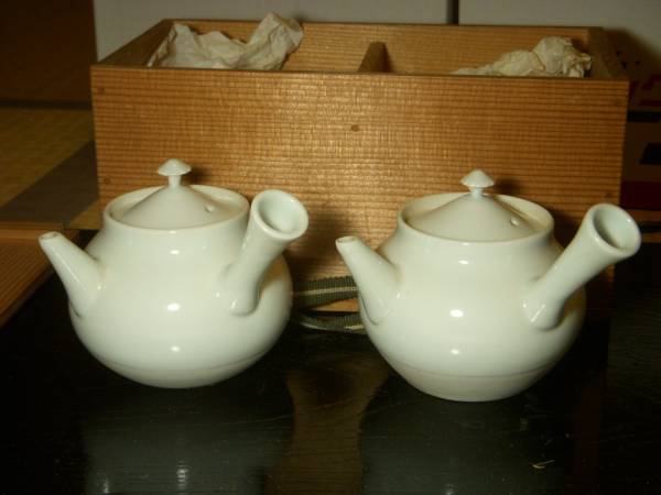 煎茶道具 京焼 - | 平安 急須 高野 淡彩唐子横手急須 200ml 中国 染付