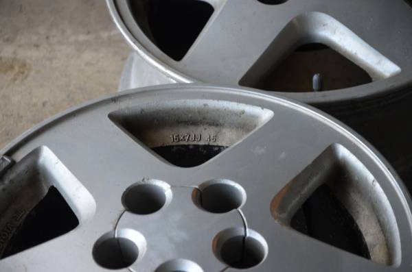 純正 MR-2 ホイール 4本セット 前6J/後7J +45 5穴 114.3 再塗装品 絶版