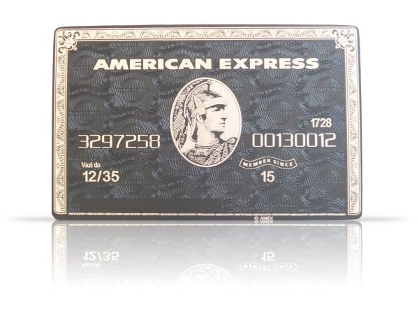 アメックス AMEX センチュリオン メタル ブラックカード 数字名入れ可
