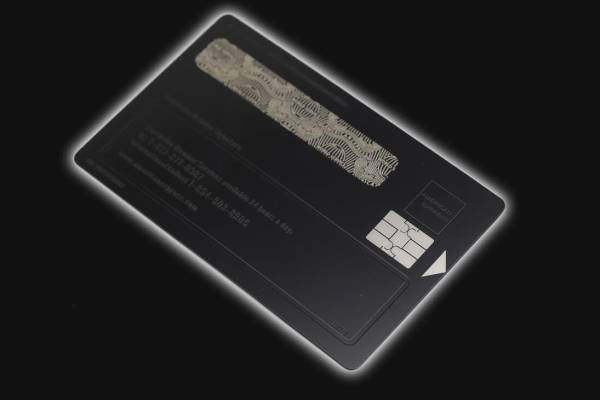 アメックス AMEX センチュリオン メタル ブラックカード 数字名入れ可