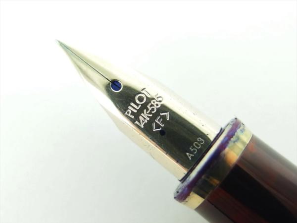 □PILOT パイロット 万年筆 14K-585 F A503 筆記具 文具(パイロット