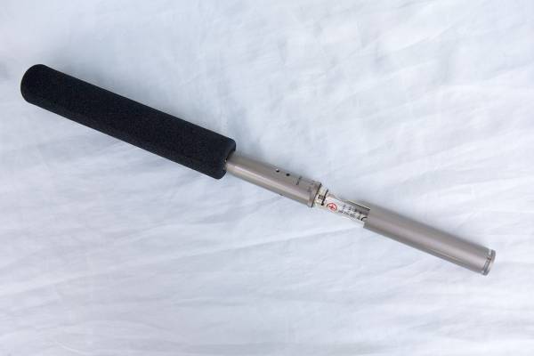 SONY ガンマイク C-74 Sony c-74 shotgun condenser microphone silver