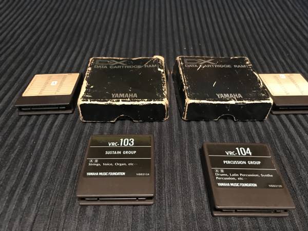 Yamaha DX7 ボイスROMカートリッジ Cartridge VRC-106 0 & Data