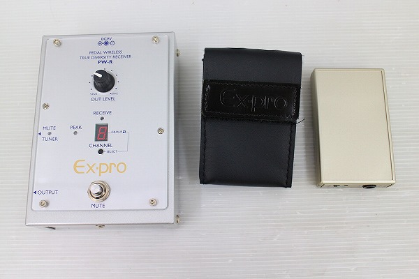 現状/動作未確認 EX-pro PW-T PW-R ペダル型ワイヤレス 送受信機セット