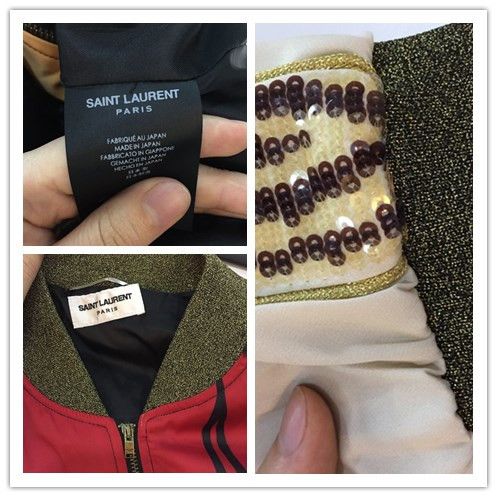 美品【Saint Laurent】サンローラン/paris/パームツリースカジャン