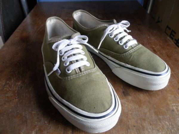 80s バンズ USA 製　ビンテージ　オーセンティック　ヒールインソール　VANS ERA 90s
