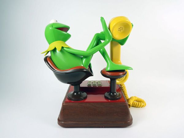 ☆希少☆セサミストリート カーミット 電話機　1983 海外