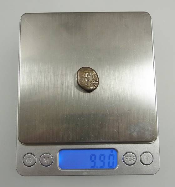 ◎日本古銭 古金銀 正徳 享保豆板銀? 9.9g