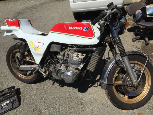 GS750 外装　カフェレーサー　当時物　Z1 Z2 CJ CB GT CBX ◇◇GT750/カフェレーサー 外装 一体型 FRPタンク/G7/GS/Z/CBX/ザリ