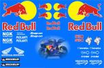 ステッカー Red - バイク Oracle? レッドブル・レーシング Red Bull HONDA レッドブル ホンダ ステッカー/デカールセット /CBR1000RR CBR600R CBR400R CBR250R