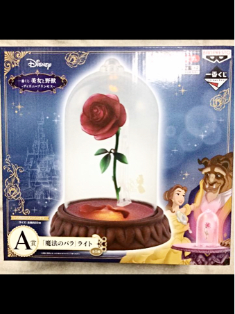 一番くじ 美女と野獣 A賞 魔法のバラ ライト