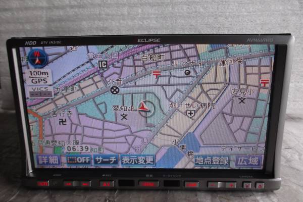 イクリプス AVN669HD 地デジ DVD CD イクリプス AVN669HD HDDナビ CD 