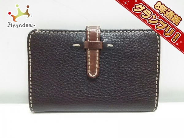 良品✨ HENRY BEGUELIN エンリーべグリン 二つ折り財布 ブラウン