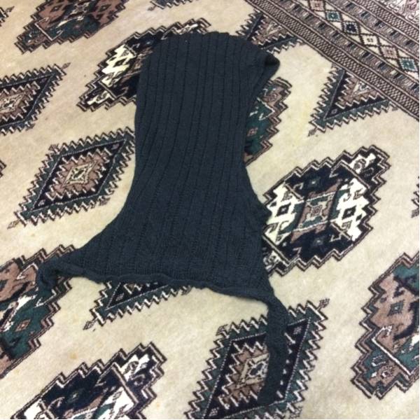 ポールハーデン フードニット ブラック